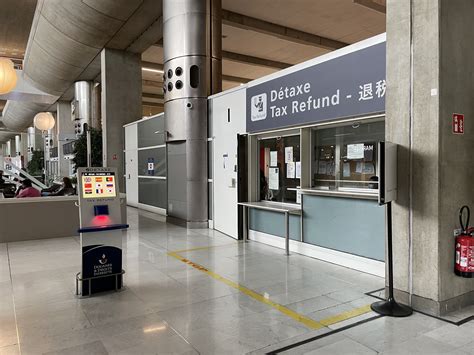 charles de gaulle airport tax refund.